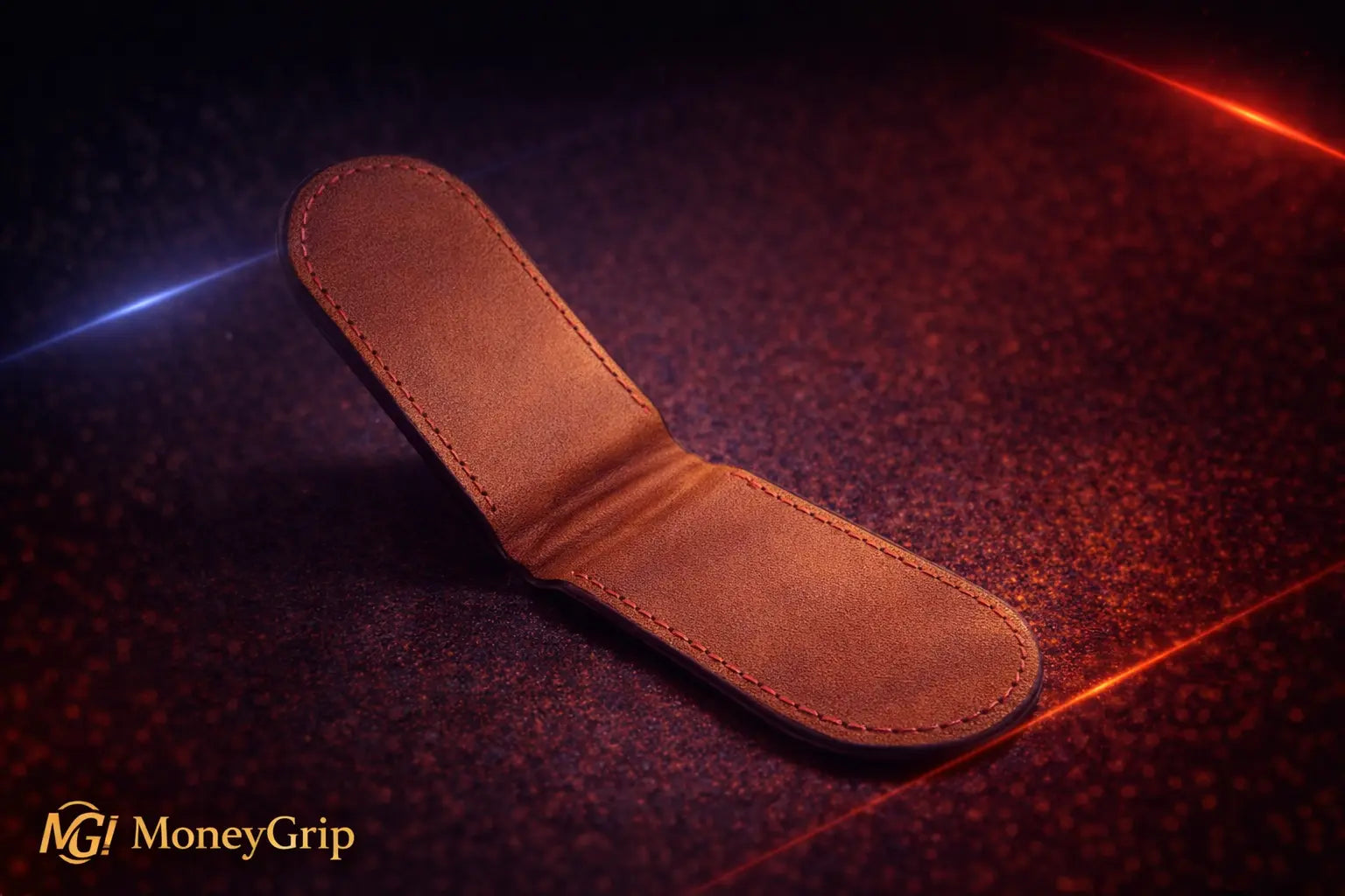 PU Magnetic Money Clip Wallet – Slim Card Holder & Cash Storage Clamp (Unisex) MoneyGrip