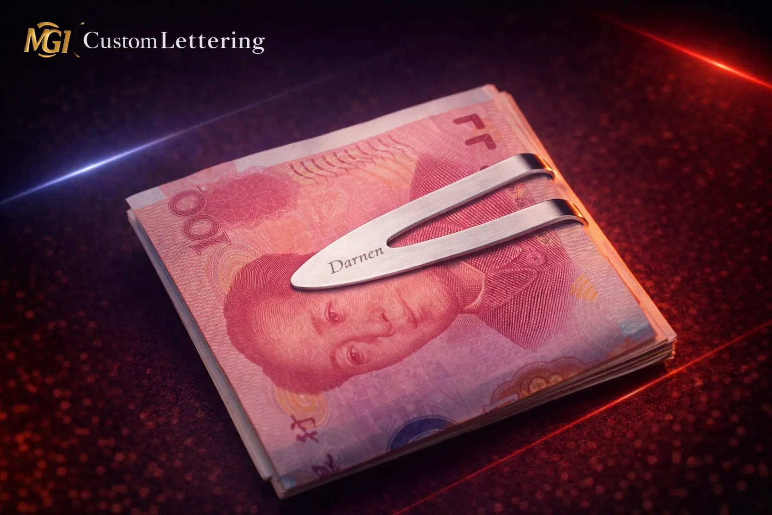 Slim Silver Money Clip – Stainless Steel Cash Clamp MoneyGrip