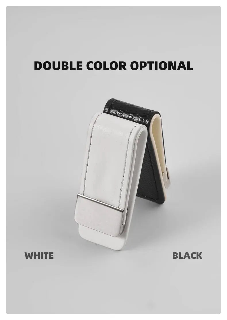 Custom Lettering Leather Money Clip (Slim Card + Cash Holder) MoneyGrip