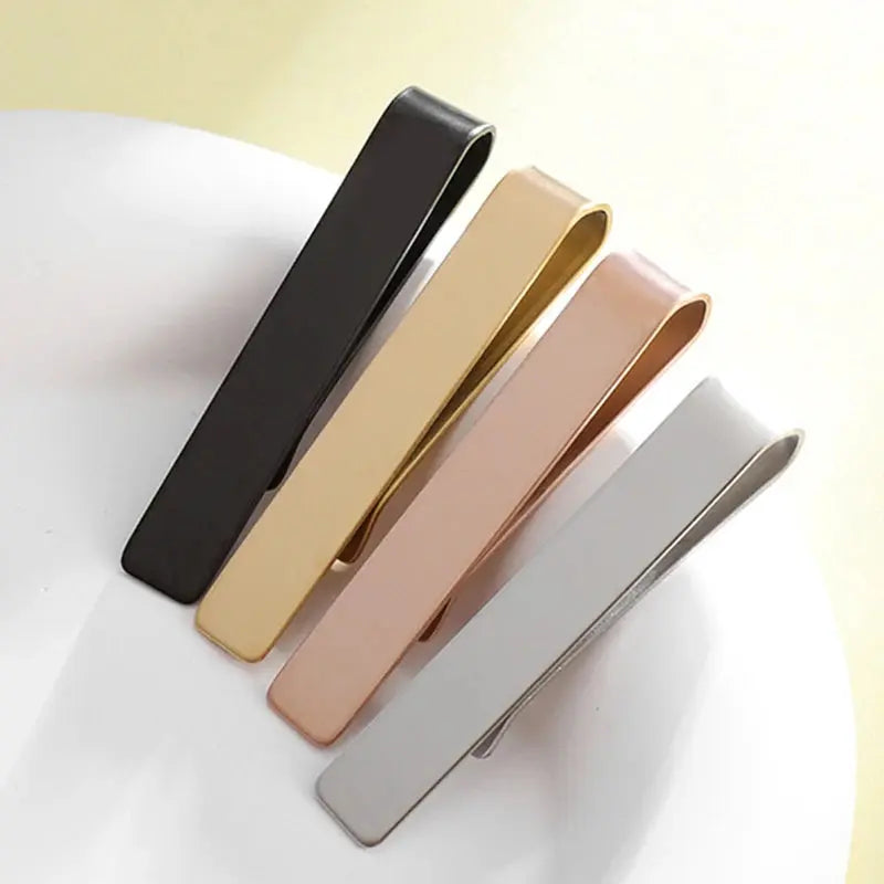 MoneyGrip Custom Stainless Steel Money Clip – Slim Cash & Card Holder (4 Colors) MoneyGrip