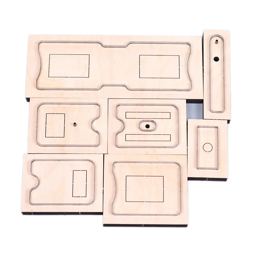 money clip cardholder  wood cutting dies leather craft knife mold cutter MoneyGrip