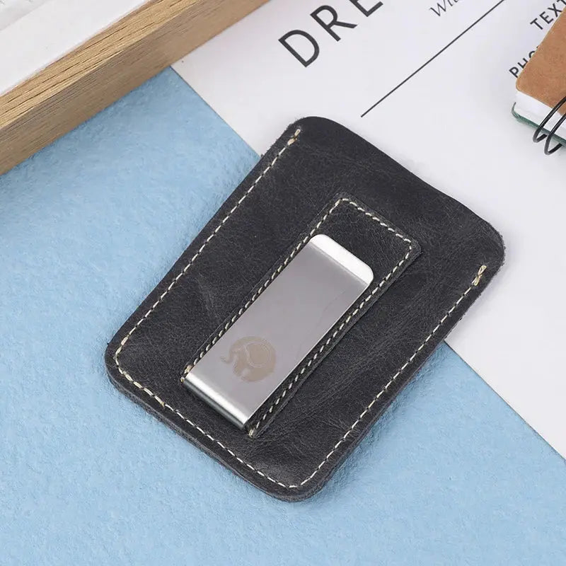 Slim Leather Money Clip (PU Leather) MoneyGrip