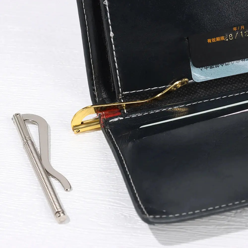 MoneyGrip Metal Money Clip Bar – Spring Cash Holder Replacement (4 Colours) MoneyGrip