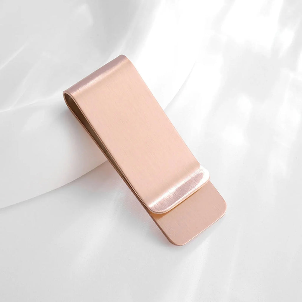 MoneyGrip Custom Stainless Steel Money Clip – Slim Cash & Card Holder (4 Colors) MoneyGrip