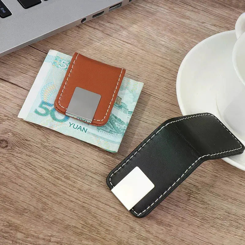 PU Leather Magnetic Money Clip Wallet MoneyGrip