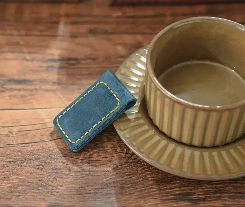 Genuine Leather Magnetic Money Clip Wallet – Slim Front Pocket Cash & Card Holder MoneyGrip