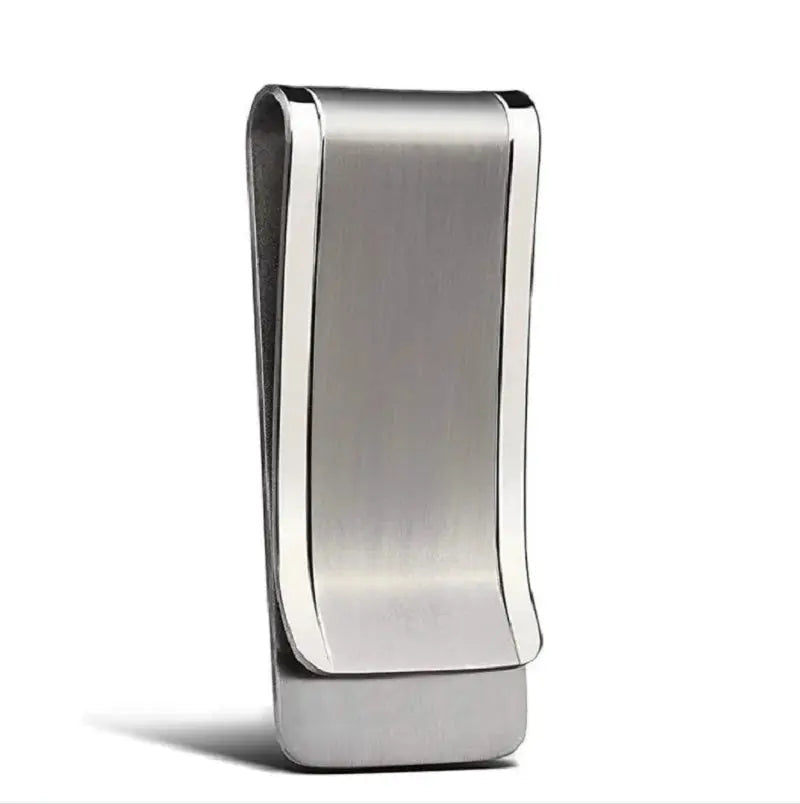 Solid Titanium Money Clip – Slim Minimalist Cash & Card Holder (EDC) MoneyGrip